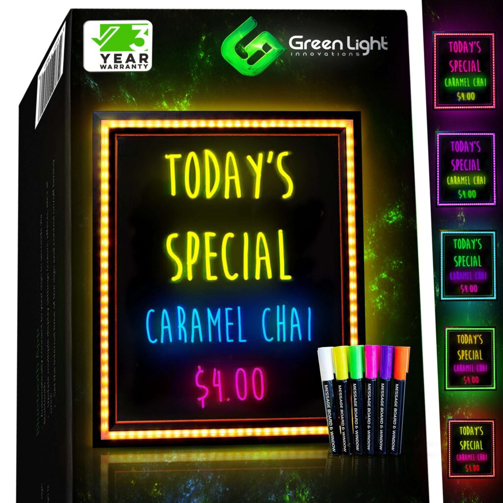 REFURBISHED 23×27 LED Message Board with Markers