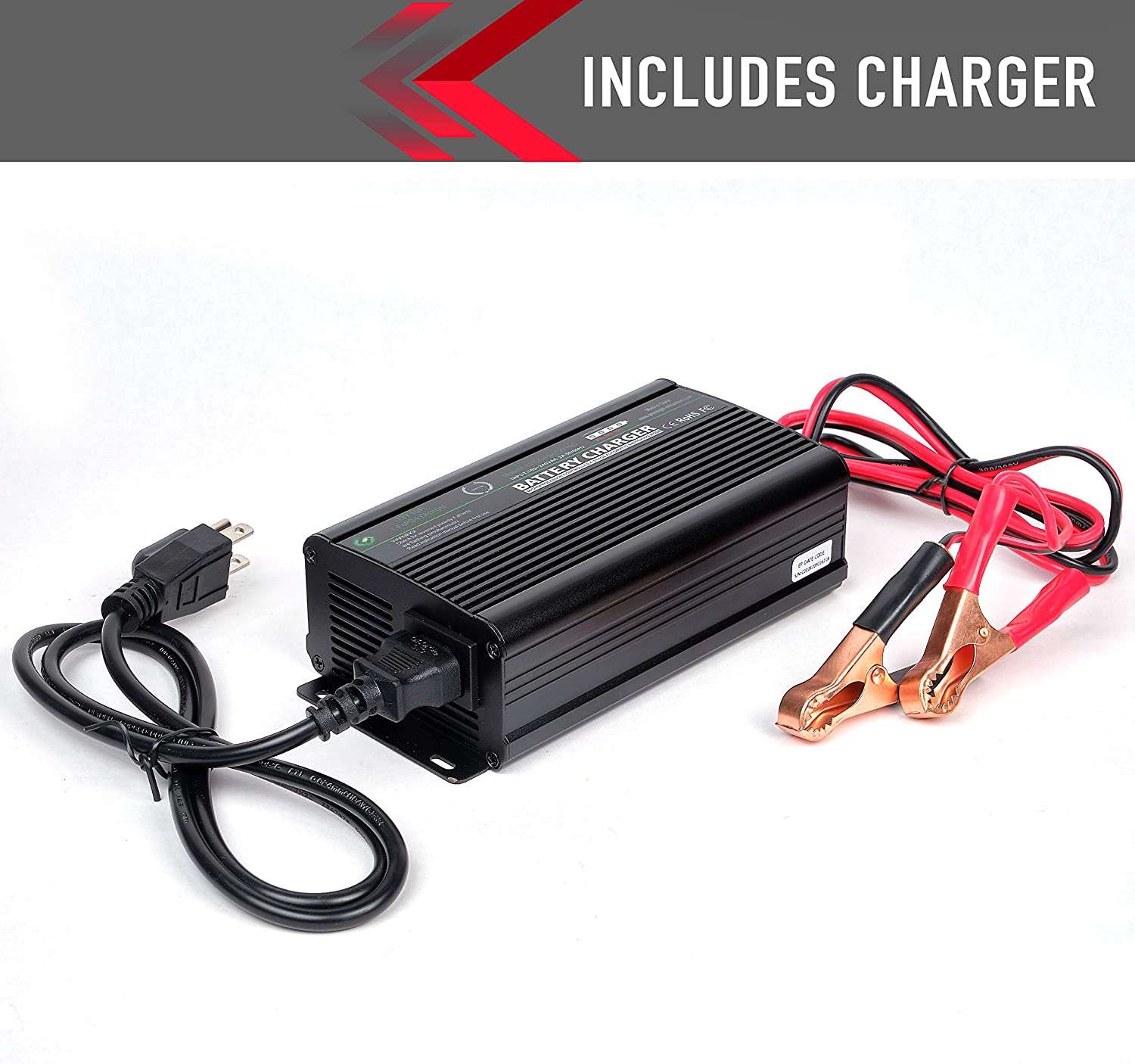 Universal 12V Battery w/ Charger Green Light Innovations 1 USA