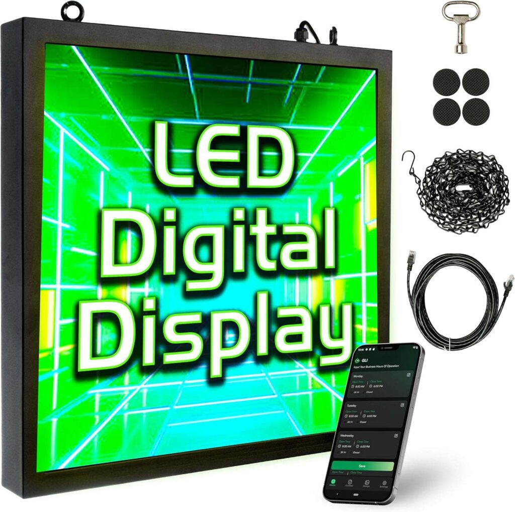 20×20 WiFi-Enabled Full-Color LED Display (P2.6 SMD)