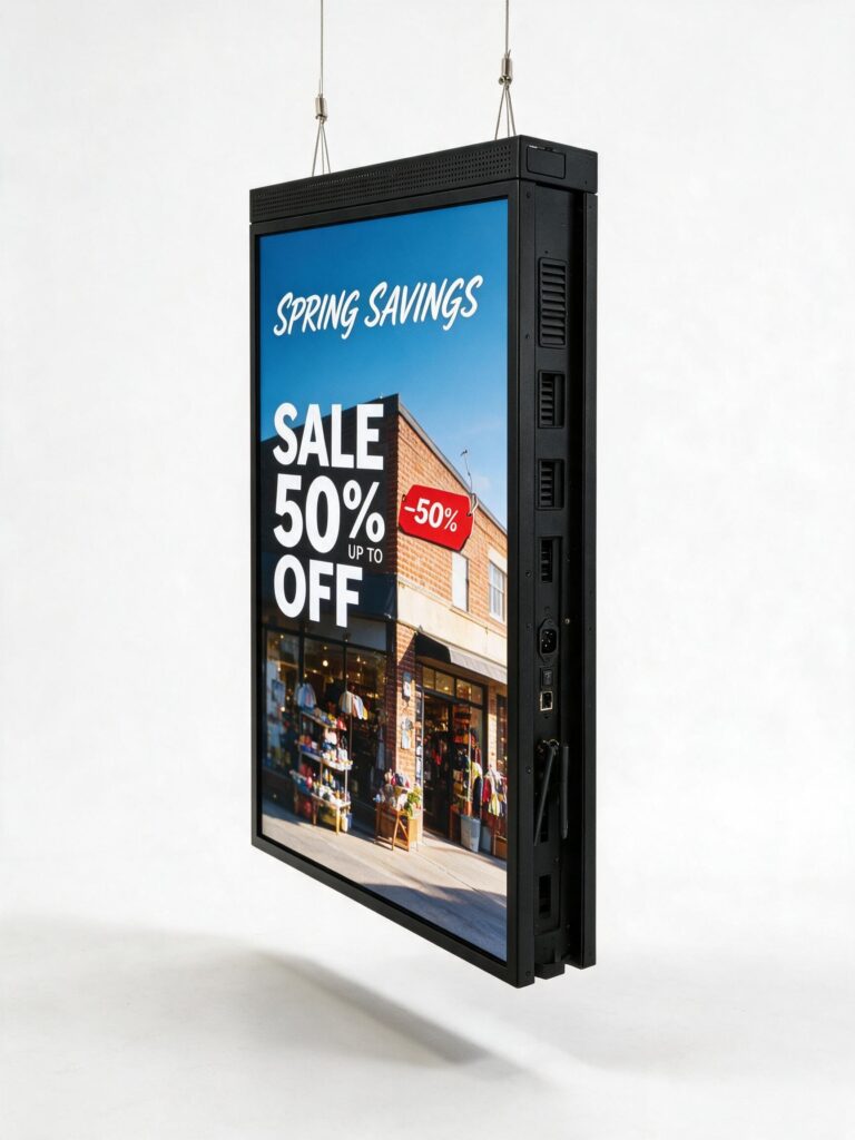 Double-Sided Hanging Display